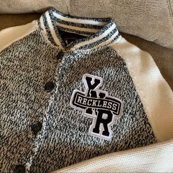 Young & Reckless Letterman Sweater Jacket - Picture 2 of 4